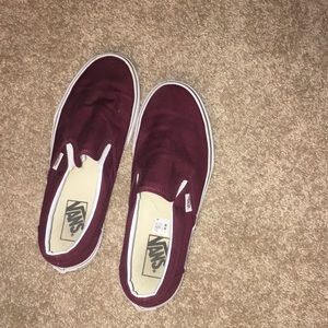 Maroon Vans